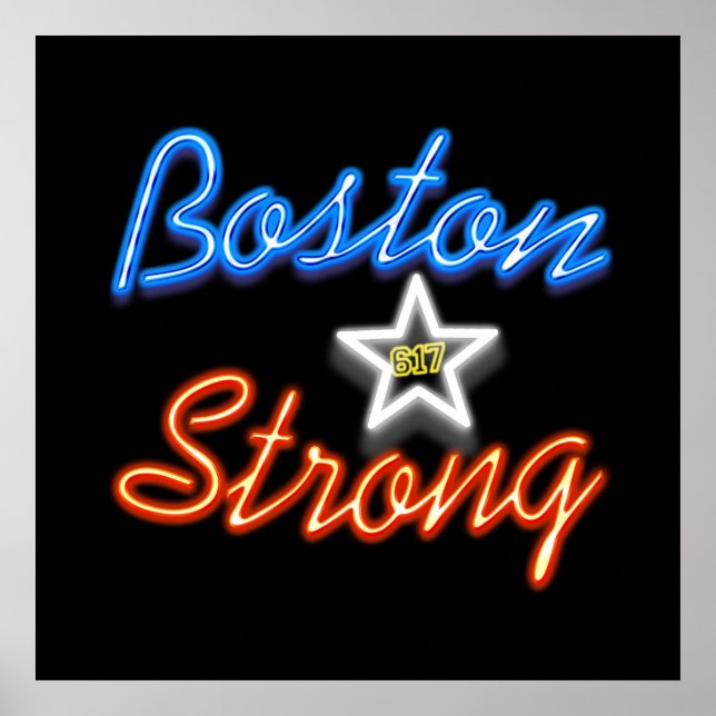 Boston Strong USA Poster (Framsidan)