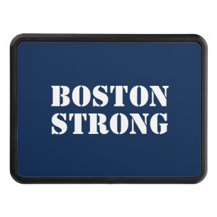 "Boston Strong" vit marin blå släpvagn Dragkroksskydd