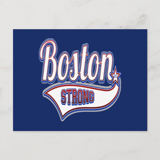 Boston Strong Vykort (Framsida)