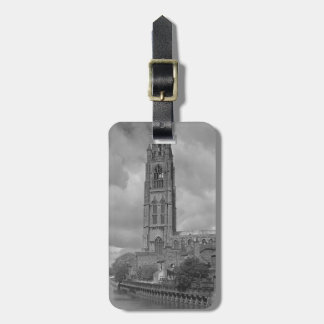 Boston stubbe och flod Welland, Lincolnshire Bagagebricka