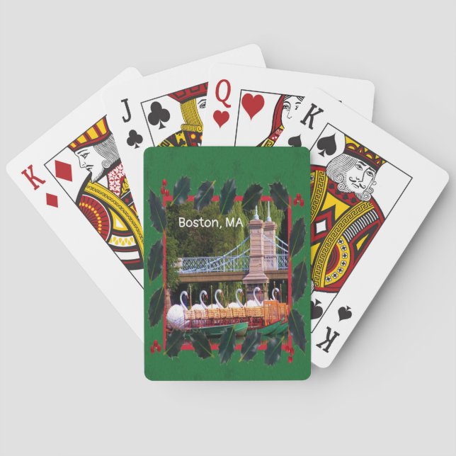 Boston Svan Boats - Glad helg Casinokort (Baksidan)