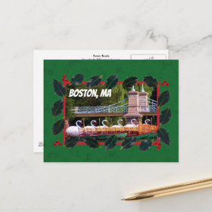 Boston Svan Boats - Glad helg vykort