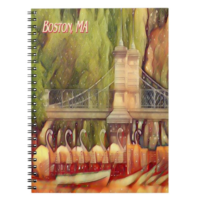 Boston Svan Boats, sommar Anteckningsbok (Framsidan)