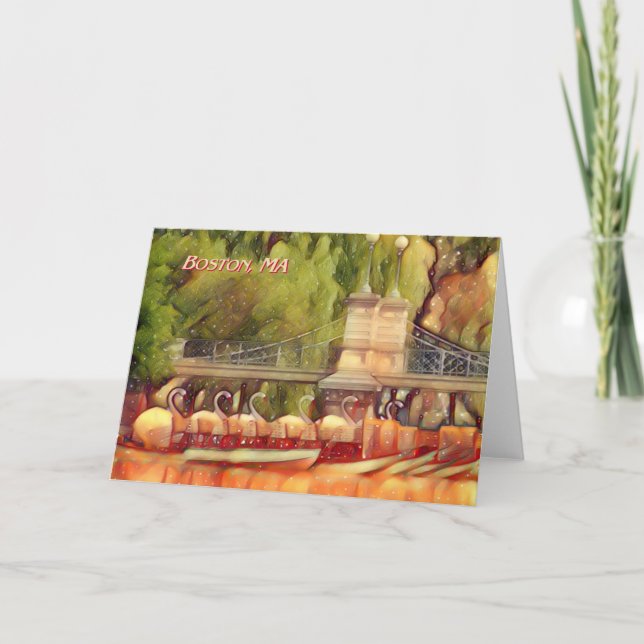 Boston Svan Boats, sommarfilter Kort (Framsida)