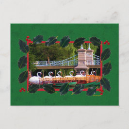 Boston svanfartyg för helgdagar helg vykort