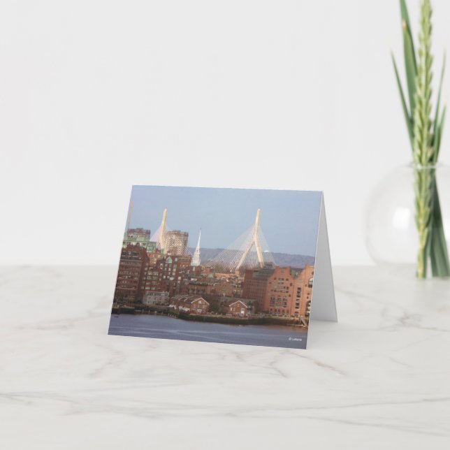 Boston--tacka dig tack kort (Framsida)