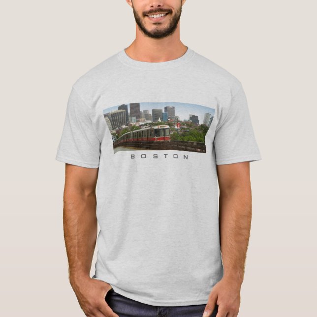Boston tåg tee shirt (Framsida)