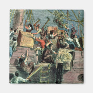 Boston Teaparty, 16th December 1773 Magnet
