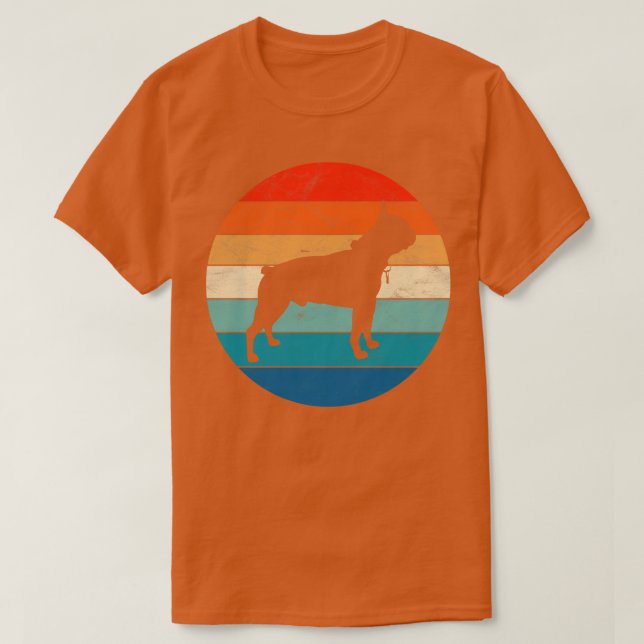 Boston Terrier 1 T Shirt (Design framsida)