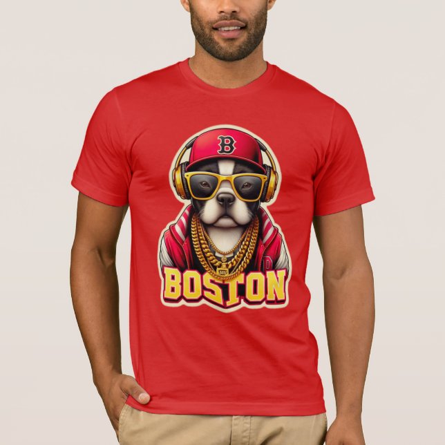 BOSTON TERRIER 7 T SHIRT (Framsida)