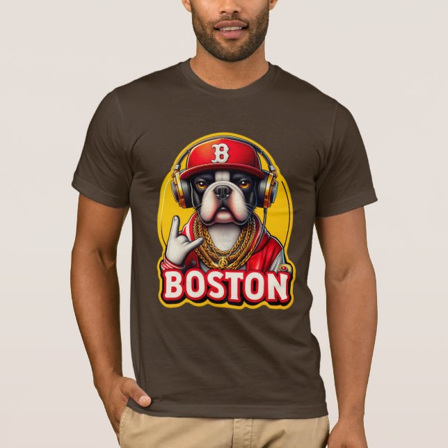 BOSTON TERRIER 8 T SHIRT (Framsida)