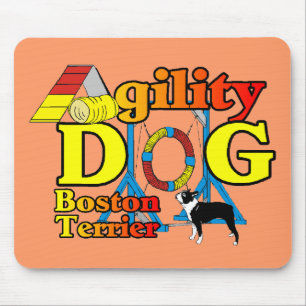 Boston Terrier Agility-presentartiklar Musmatta