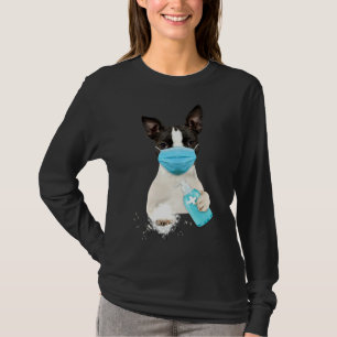 Boston Terrier Ansikte Mask 105 T Shirt