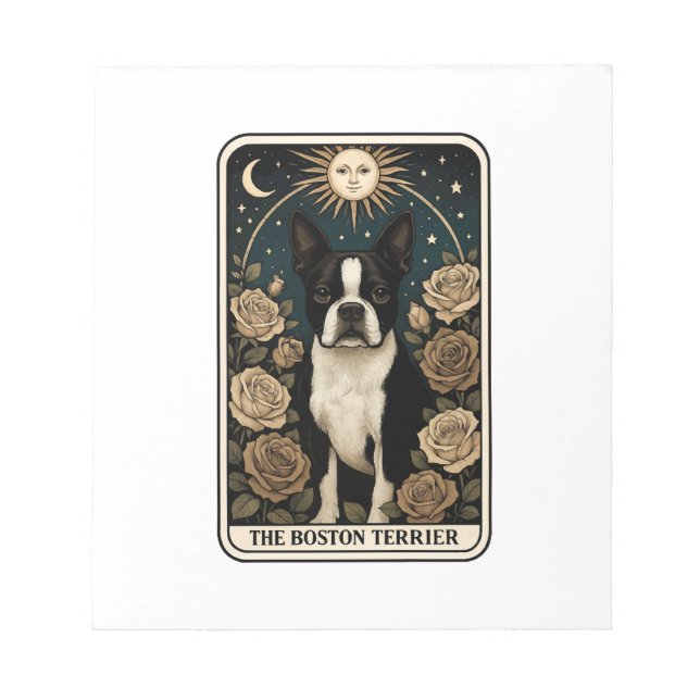 Boston Terrier Anteckningsblock (Framsida)