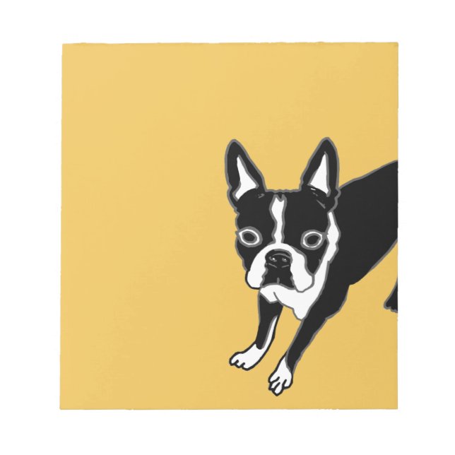 Boston Terrier Anteckningsblock (Framsida)