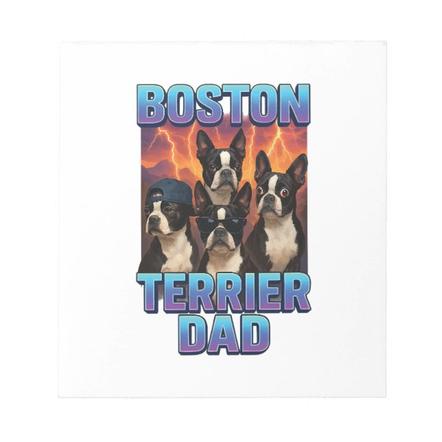 Boston Terrier Anteckningsblock (Framsida)