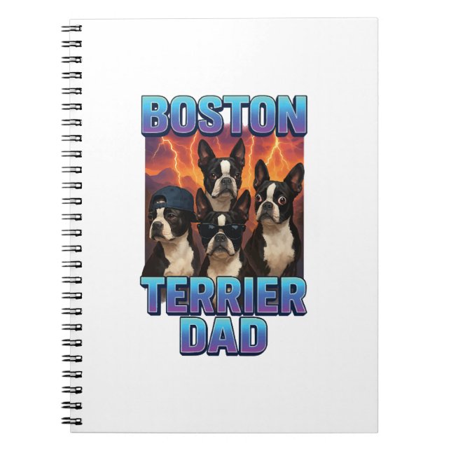 Boston Terrier Anteckningsbok (Framsidan)