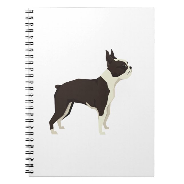Boston Terrier Anteckningsbok (Framsidan)