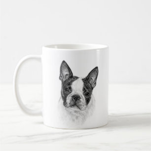Boston Terrier Art by Glenda S. Harlan Kaffemugg