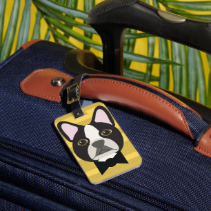 Boston Terrier Bagagebricka