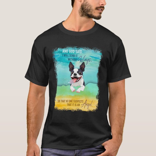 Boston Terrier Birthday För barn Kärlek Boston Ter T Shirt (Framsida)