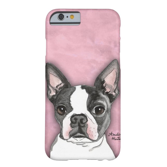 Boston Terrier Case-Mate iPhone Skal (Baksidan)