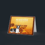 Boston Terrier Chanukah Card Menorah1 Helgkort<br><div class="desc">Att minnas familj och vänner under Chanukah-säsongen är ett underbart sätt att få behålla i kontakt med de människor du kärlek och bryr dig om. Jag skapat dessa hund Chanukah-kort med kärlek och omsorg, och jag är säker på att alla som kärlek hundar är glada över att få dem. Du...</div>