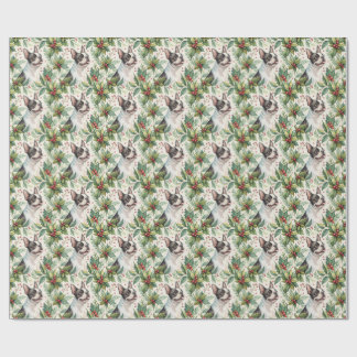 Boston Terrier Christmas Wrapping Paper Presentpapper