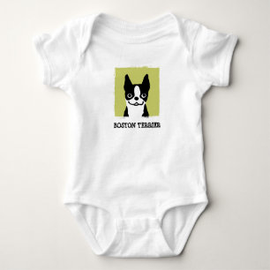 Boston Terrier  Cute Hund Ansikte T-shirt