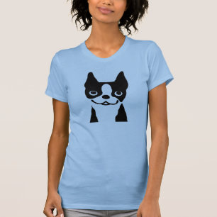Boston Terrier  Cute Tecknad hund Tee