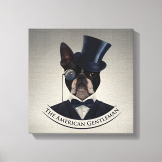 Boston Terrier - den amerikanske herrn Canvastryck