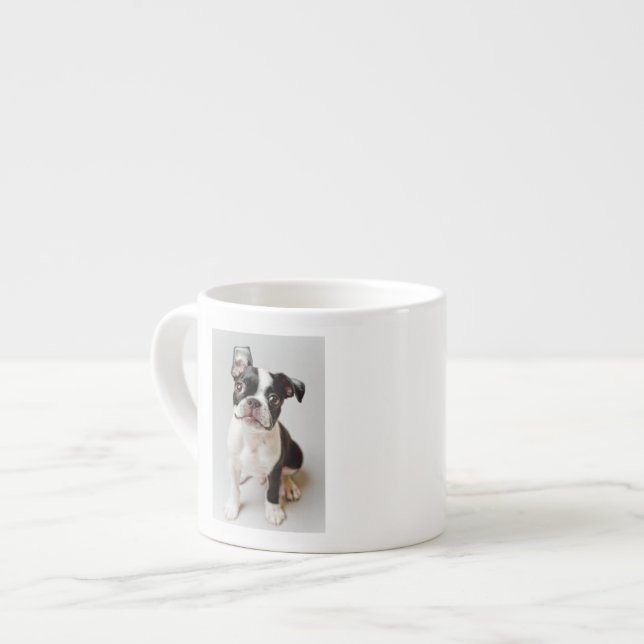 Boston Terrier Espressomugg (Framsida vänster)