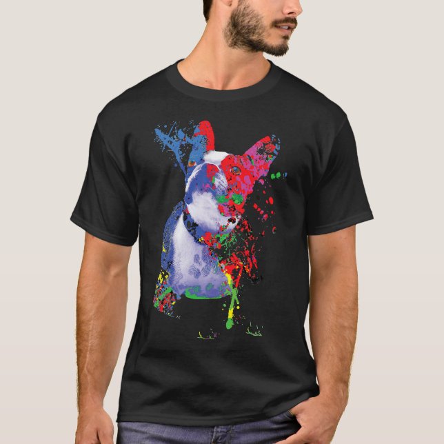 Boston Terrier Essential T Shirt (Framsida)