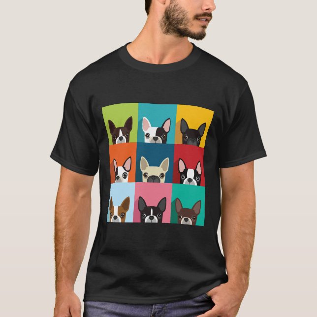 Boston Terrier Essential T Shirt (Framsida)