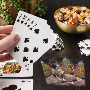 Boston Terrier Fairy Casinokort