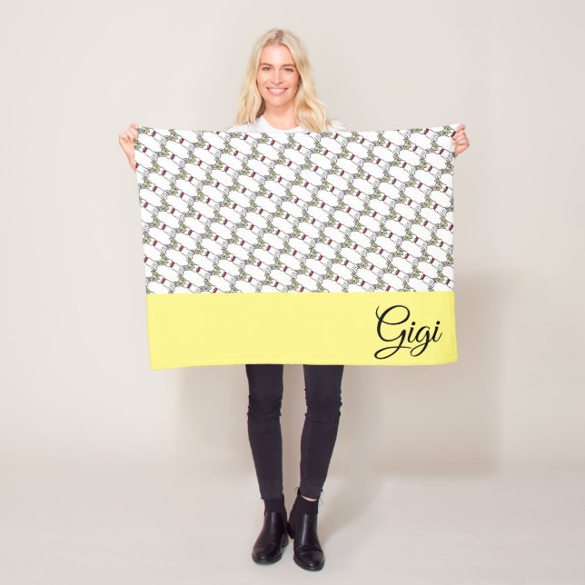 Boston Terrier Fleecefilt (På plats)