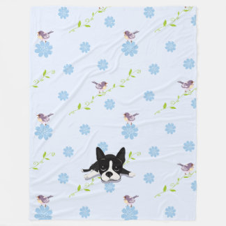 Boston Terrier Fleecefilt