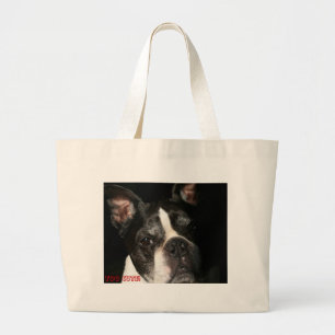 Boston Terrier: För gulligt Jumbo Tygkasse