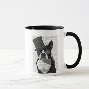 Boston Terrier, Formal Hound och Hat Mugg