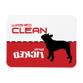 Boston Terrier Fransk Bulldog Dishwasher Magnet