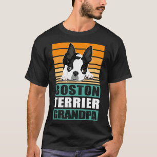 Boston Terrier Grandpa Hund Boston Terriers T Shirt