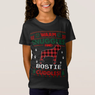 Boston Terrier Hund älskare Gift Bostie Ugly Chris T Shirt