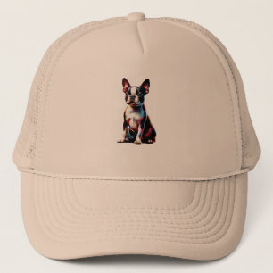 Boston Terrier Hund Keps