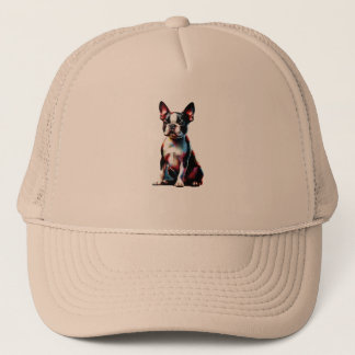Boston Terrier Hund Keps
