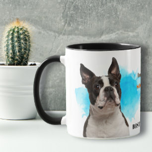Boston Terrier Hund Loyal Friend Mugg