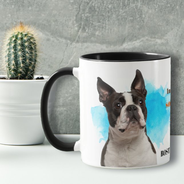 Boston Terrier Hund Loyal Friend Mugg (Skapare uppladdad)