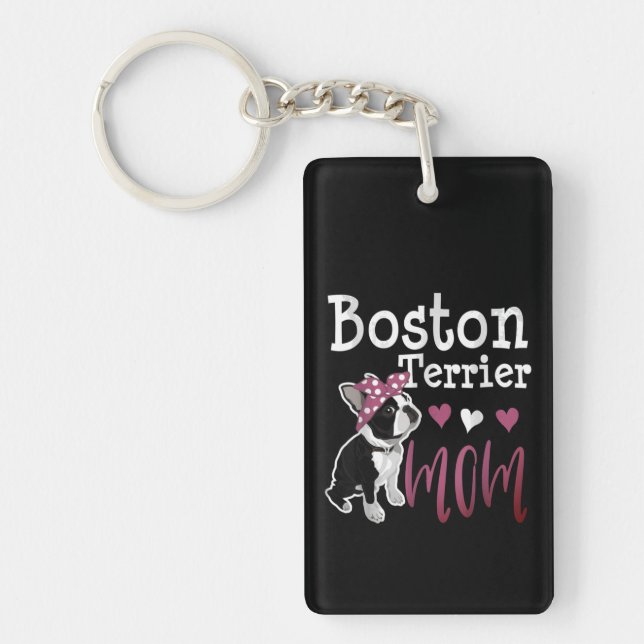 Boston Terrier Hund Mamma Owner Cute Funny (Framsidan)