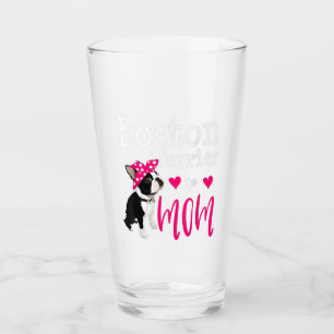 Boston Terrier Hund Mamma Owner Cute Funny  Glaskopp