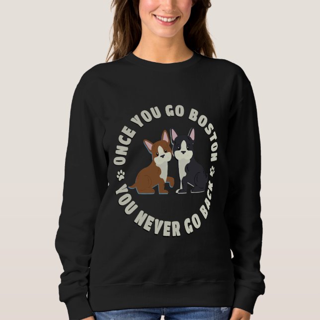 Boston Terrier Hund, medicinska Mamma och mer T Shirt (Framsida)