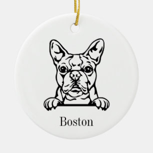 Boston Terrier hund ornament